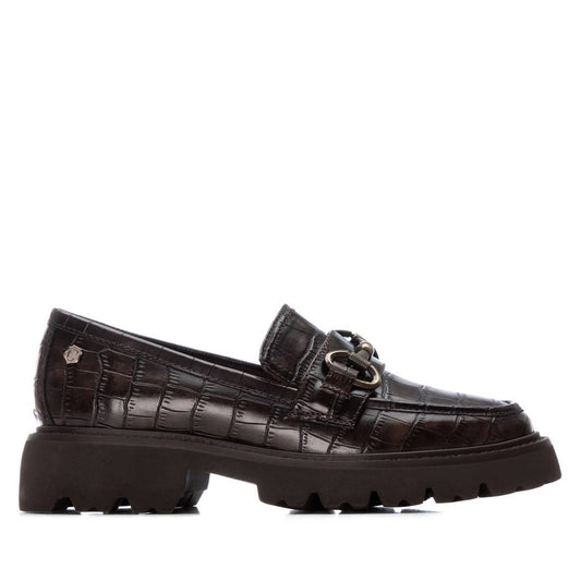 Carmela dark brown leather moccasins