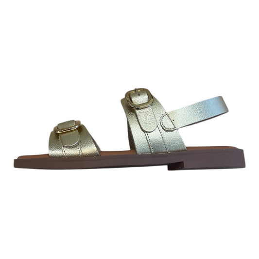 Marila gold leather sandals