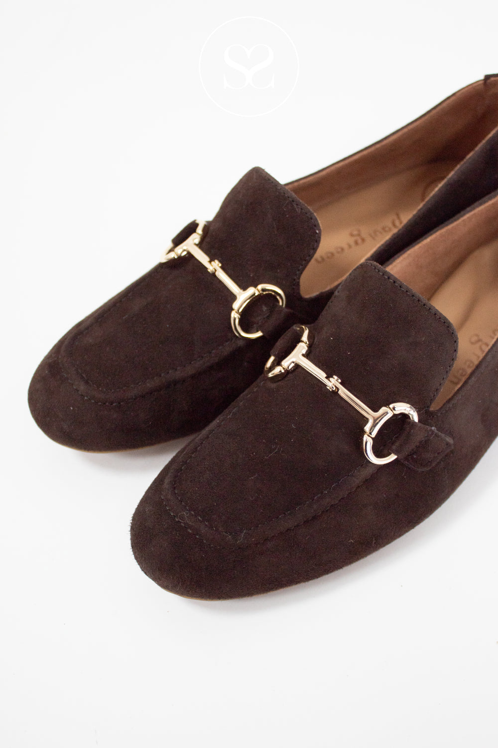 Paul Green Brown suede loafers - Melissakshoes
