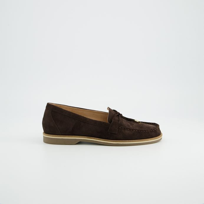 Paul Green brown suede loafers - Melissakshoes