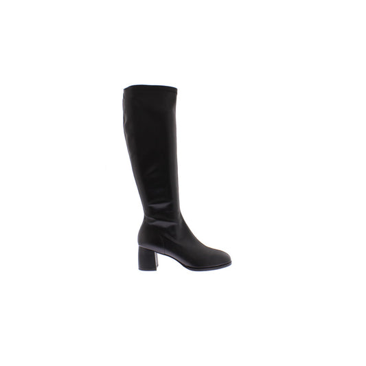 Pedro Anton black stretch knee high boots