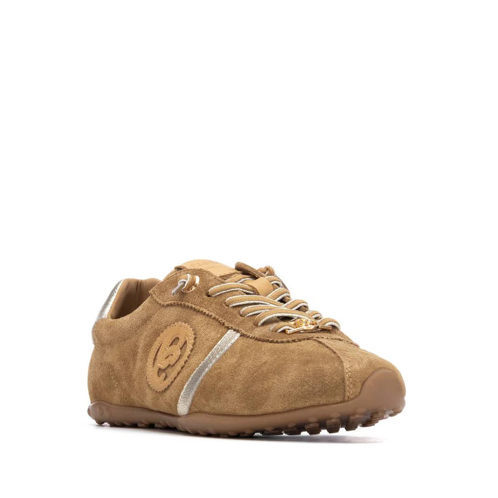 Carmela tan suede sneaker