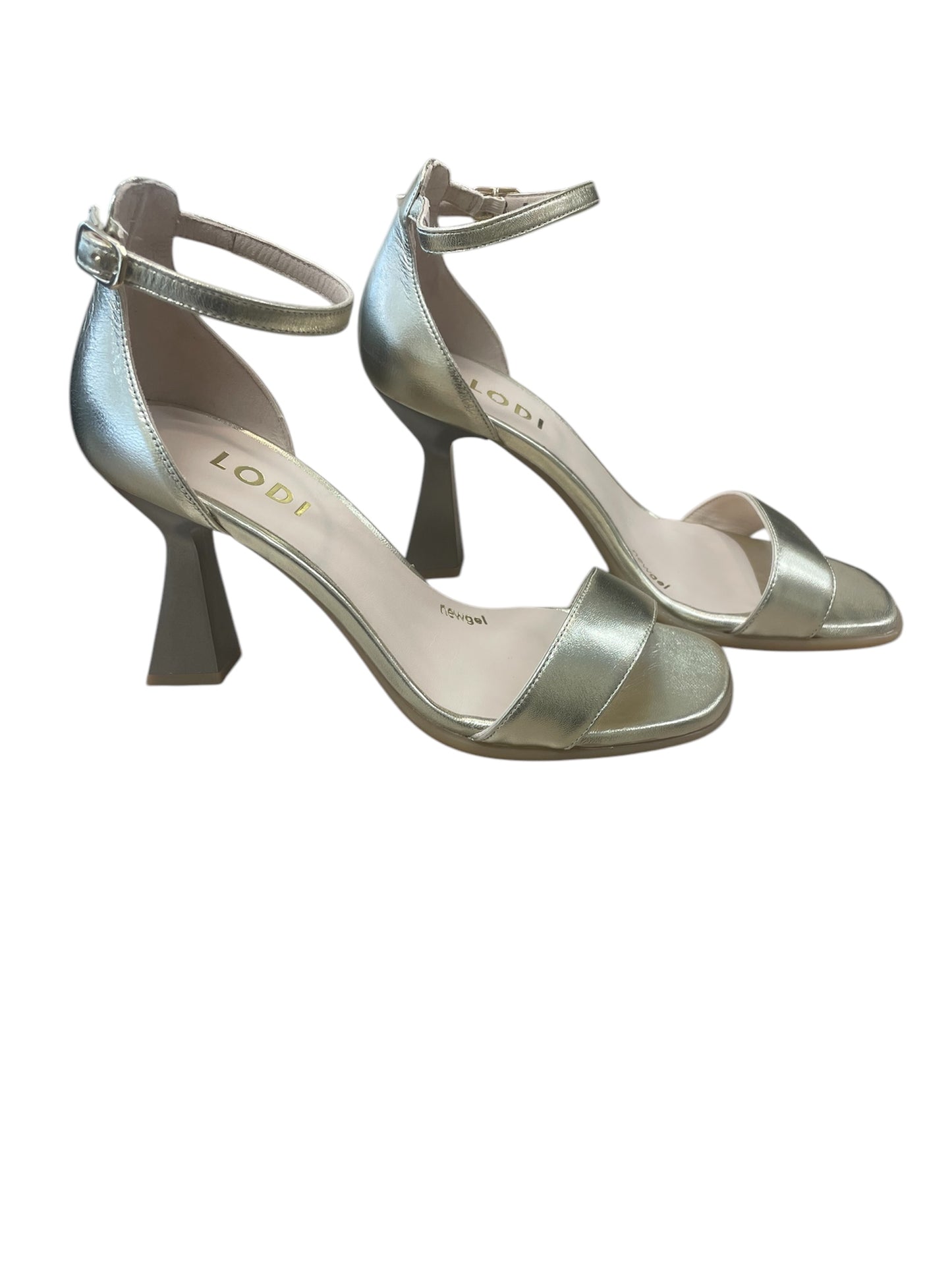 Lodi Gold leather sandals
