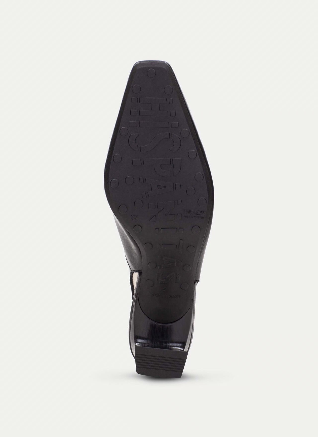 Hispanitas black leather sling backs - Melissakshoes