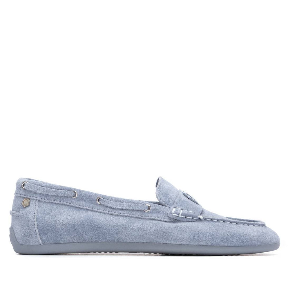 Carmela blue suede loafers - Melissakshoes