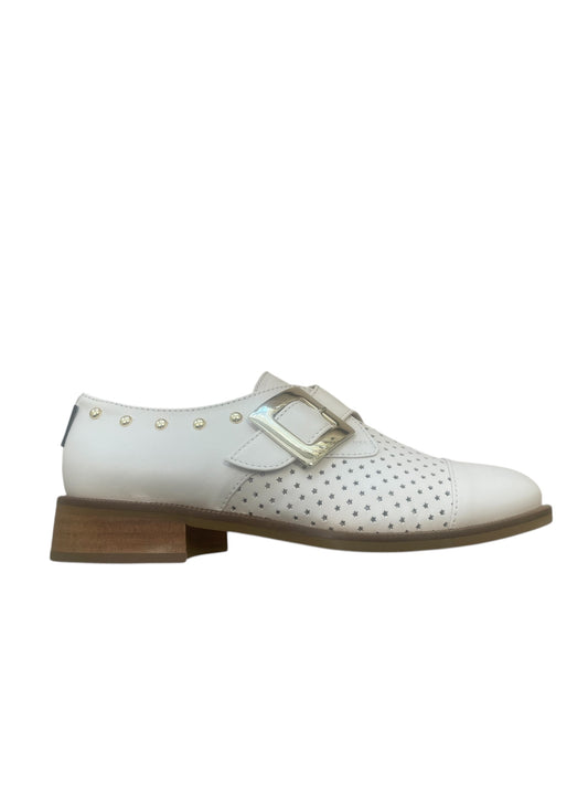 Marco moreo cream leather  slip on shoes
