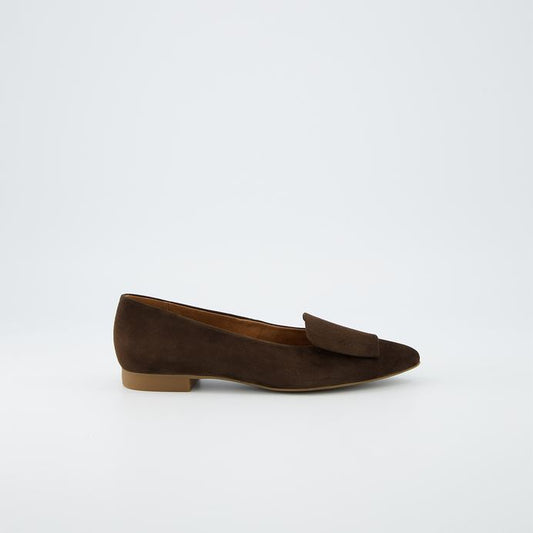 Paul Green brown suede ballerinas