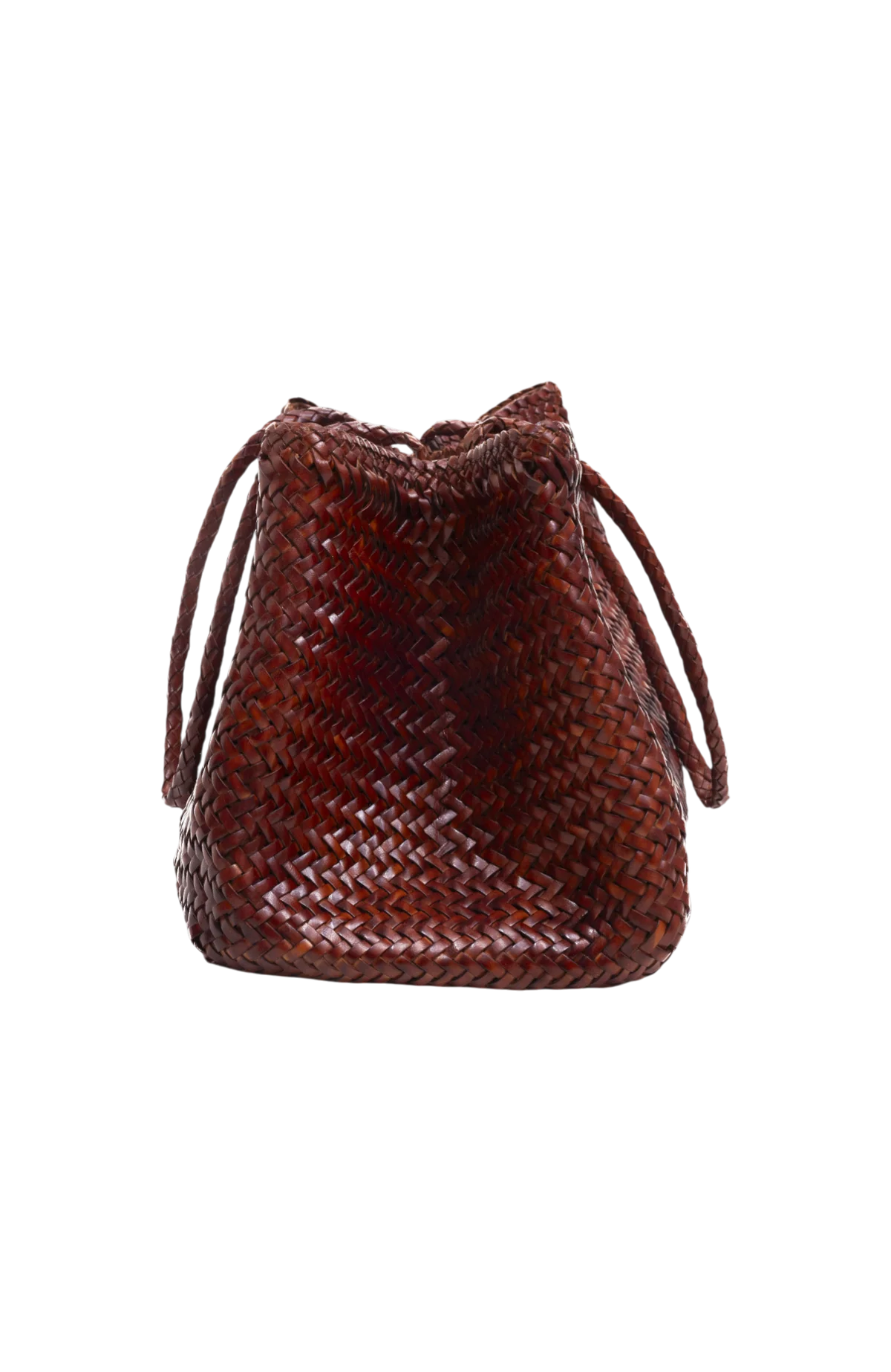 ALĒO toffee hand woven shopper - Melissakshoes