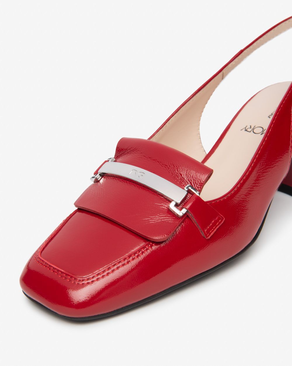 NeroGiardini red leather slingbacks - Melissakshoes