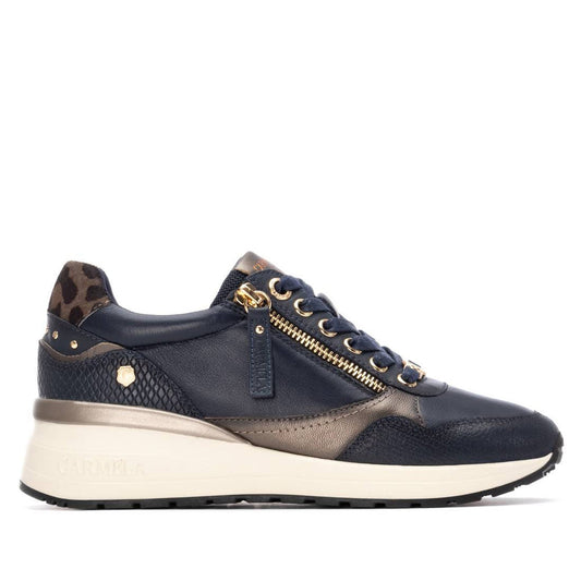 Carmela navy leather sneakers