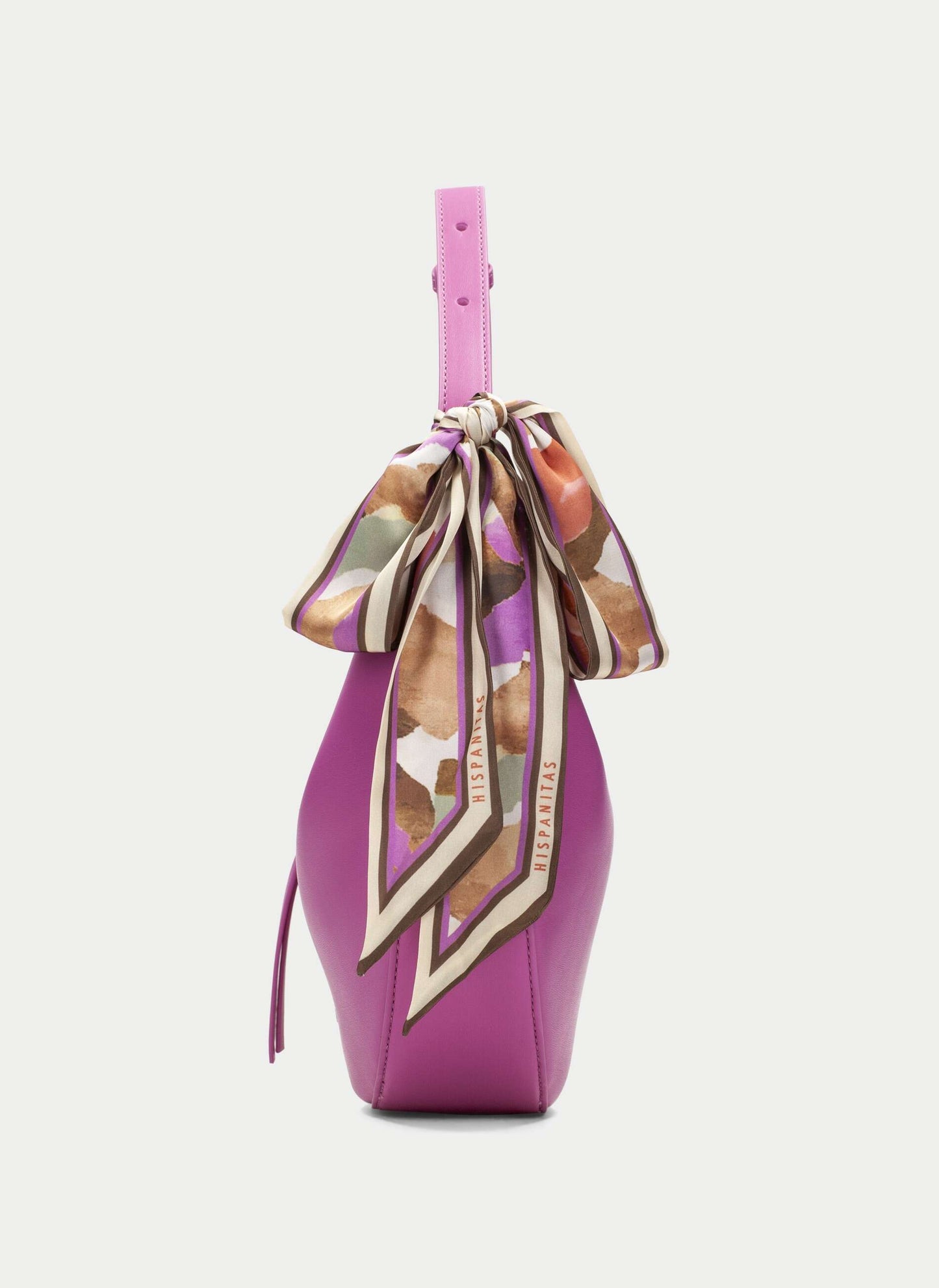 Hispanitas pink leather shoulder bag