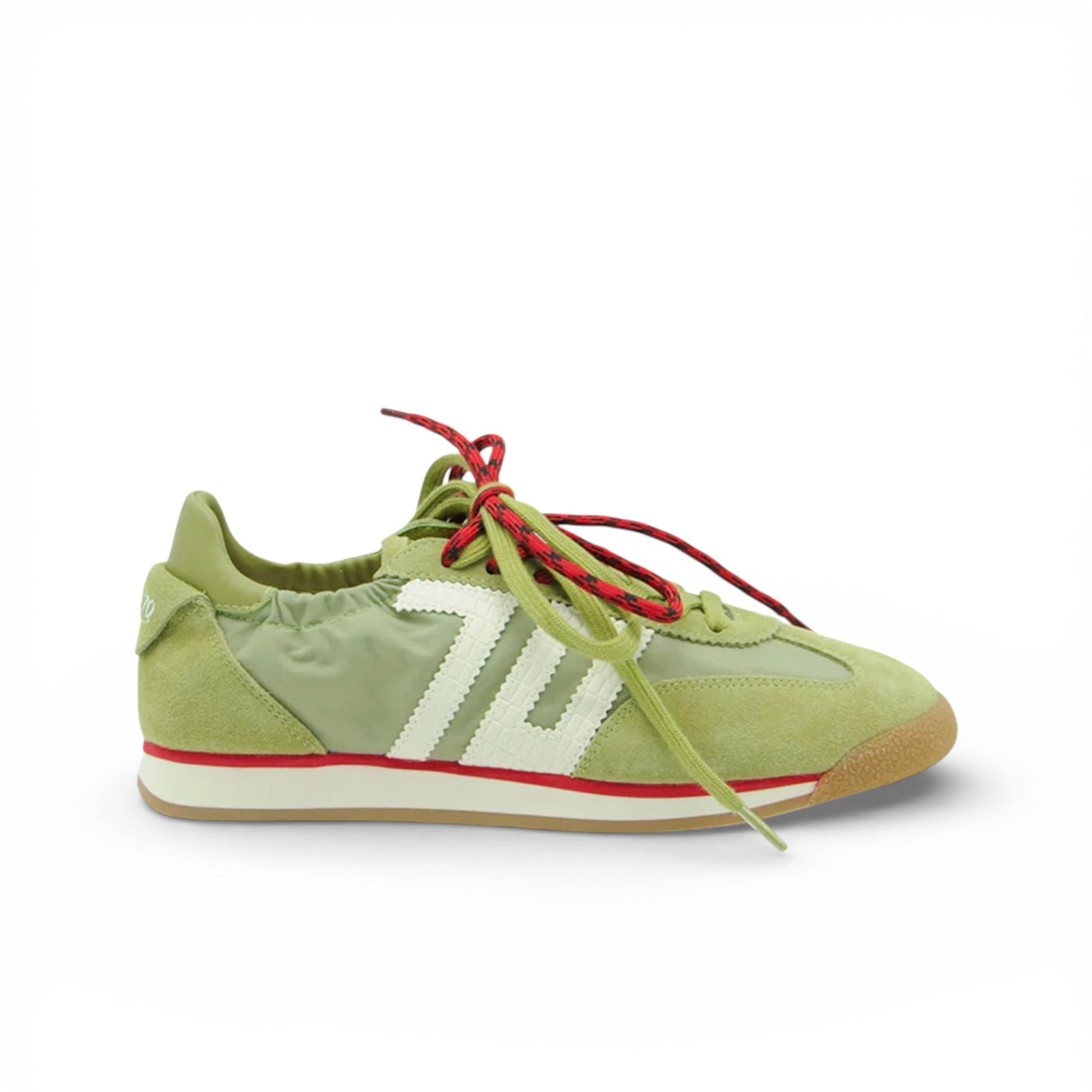 Back 70 lime green streetwear sneaker - Melissakshoes