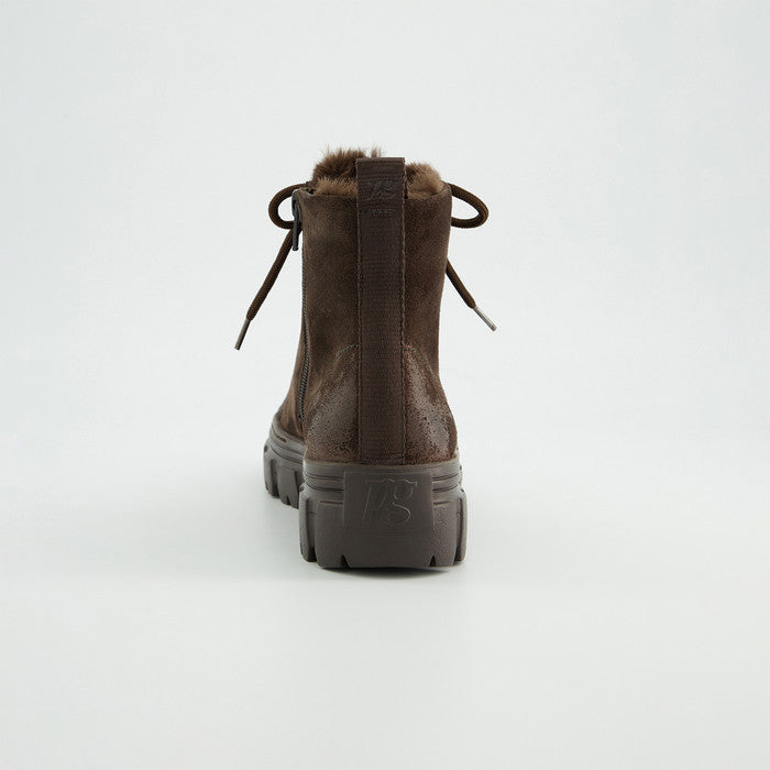 Paul Green dark brown suede ankle boots