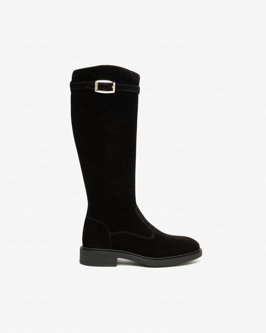 NeroGiardini black suede boots
