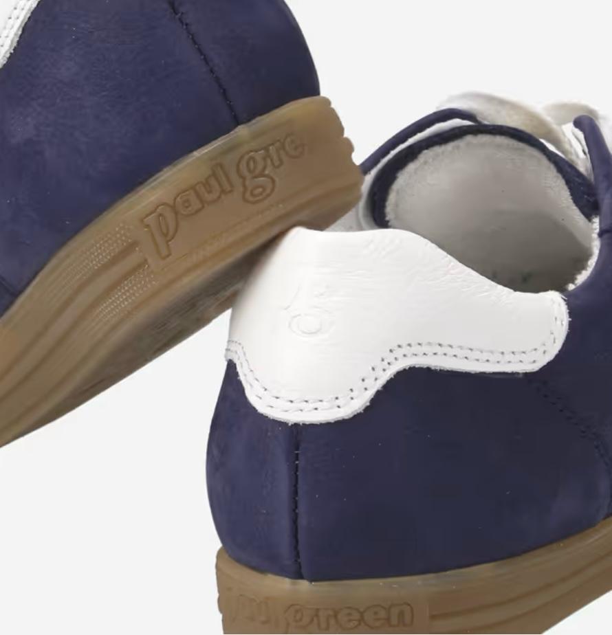 Paul green leather navy sneakers