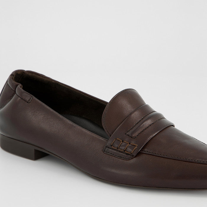 Paul Green brown leather loafer