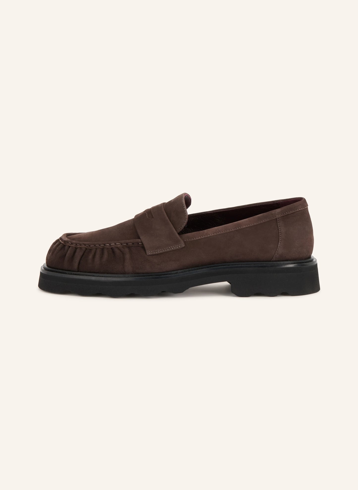 POMME D’OR brown suede loafers