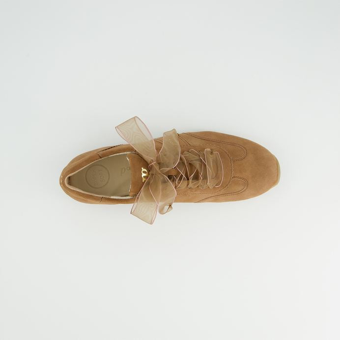 Paul Green tan suede sneaker - Melissakshoes
