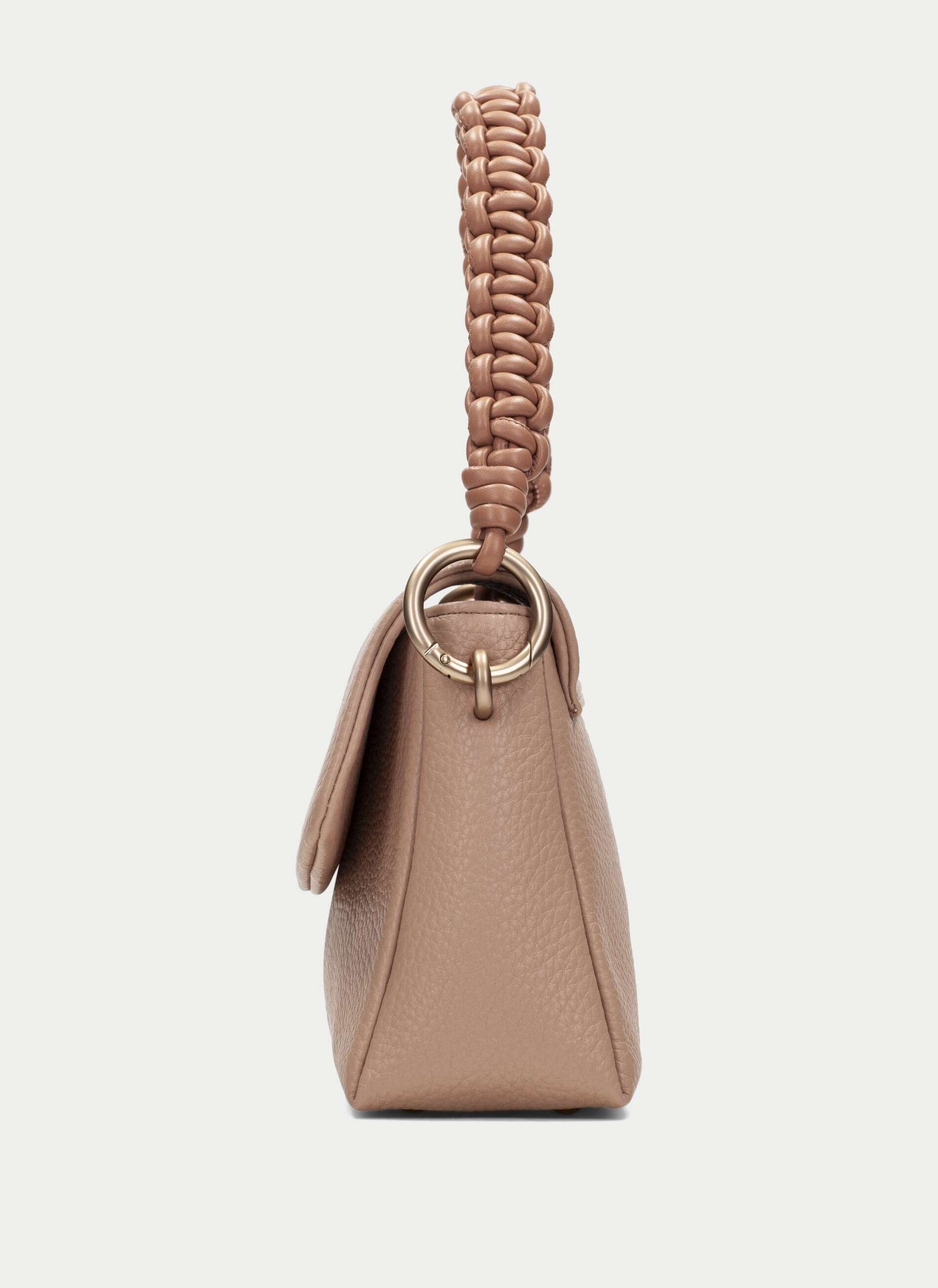 Hispanitas almond leather shoulder bag