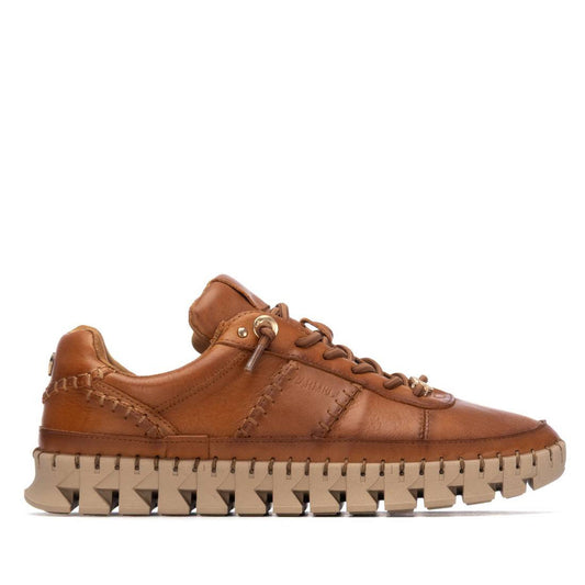 Carmela tan leather sneakers