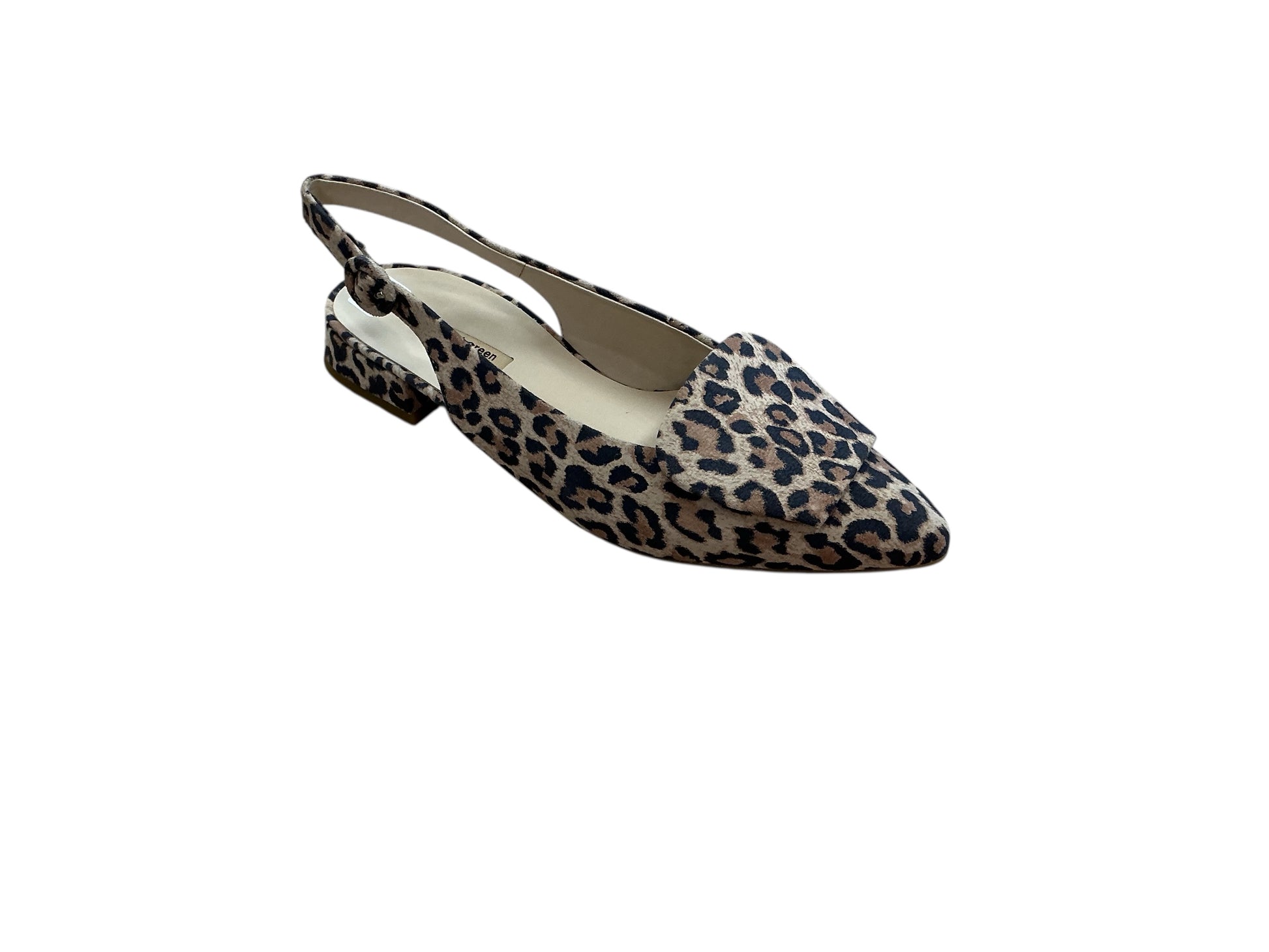 Paul Green suede animal print slingback ballerina - Melissakshoes