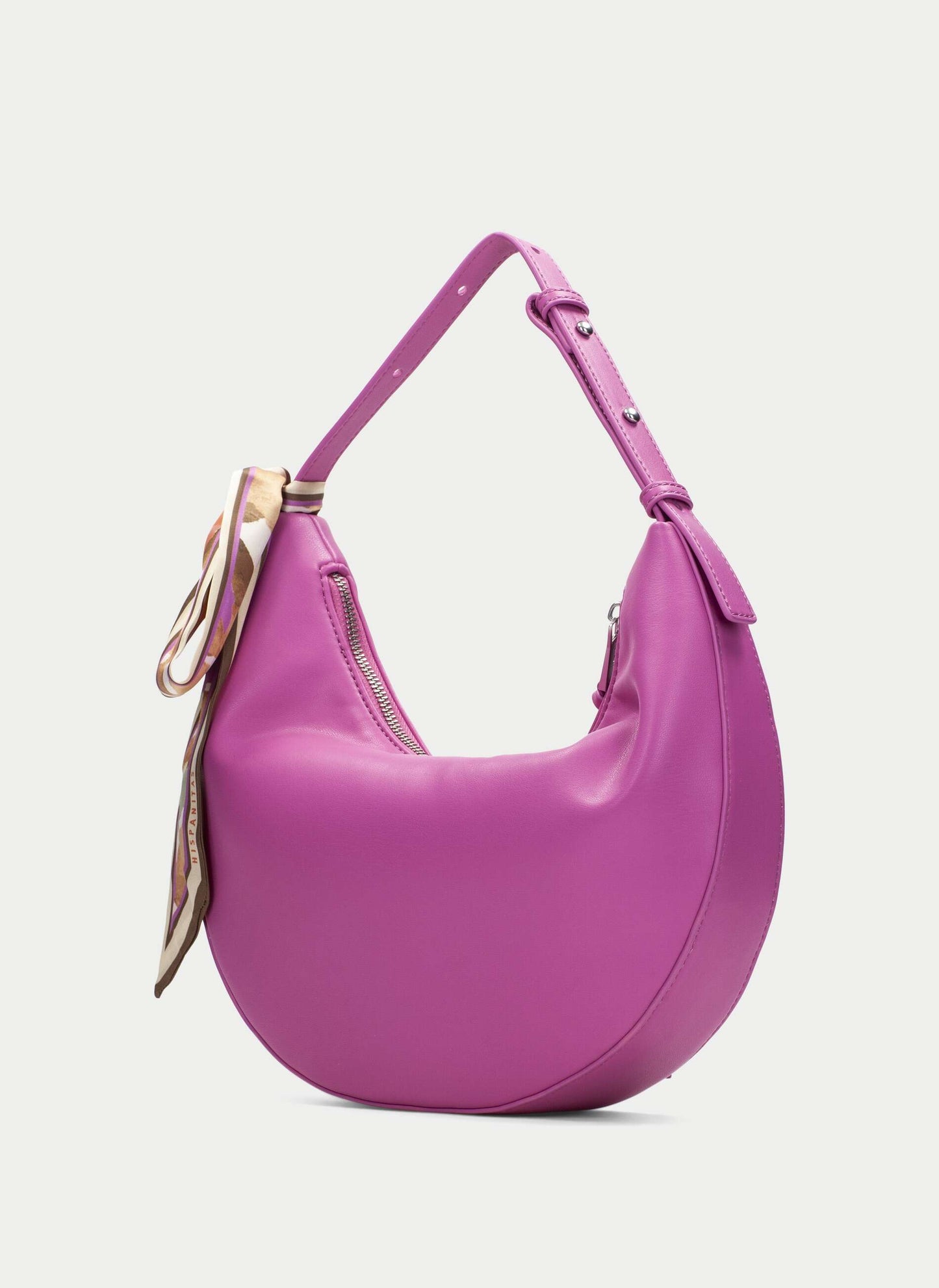 Hispanitas pink leather shoulder bag