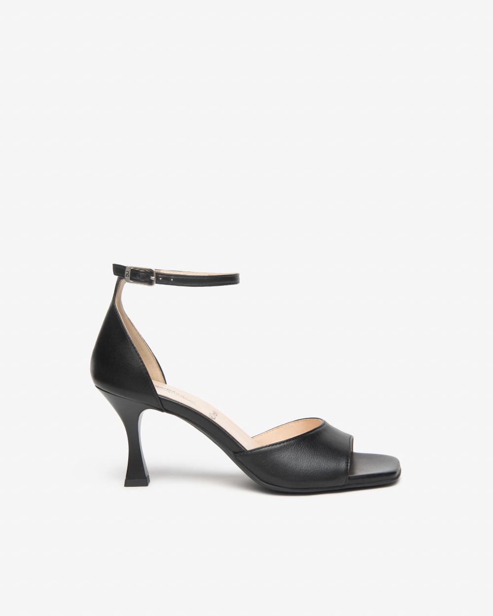 Nerogiardini black leather sandal