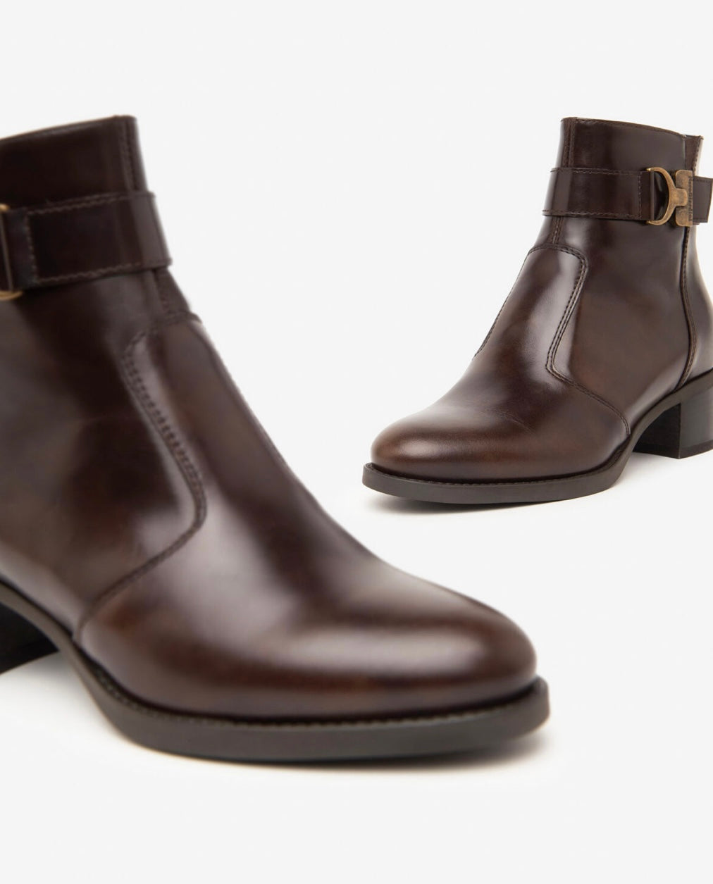 Nerogiardini brown leather ankle boots