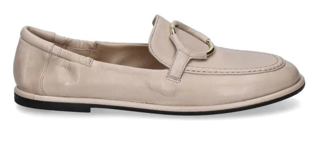 Pomme D’or sand leather moccasins