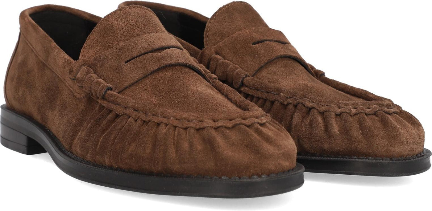 Alpe Oxford camel loafers
