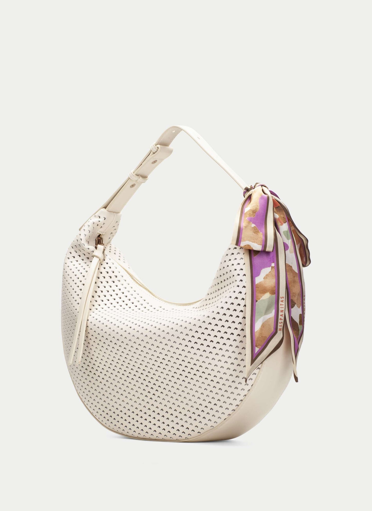 Hispanitas cream hobo bag