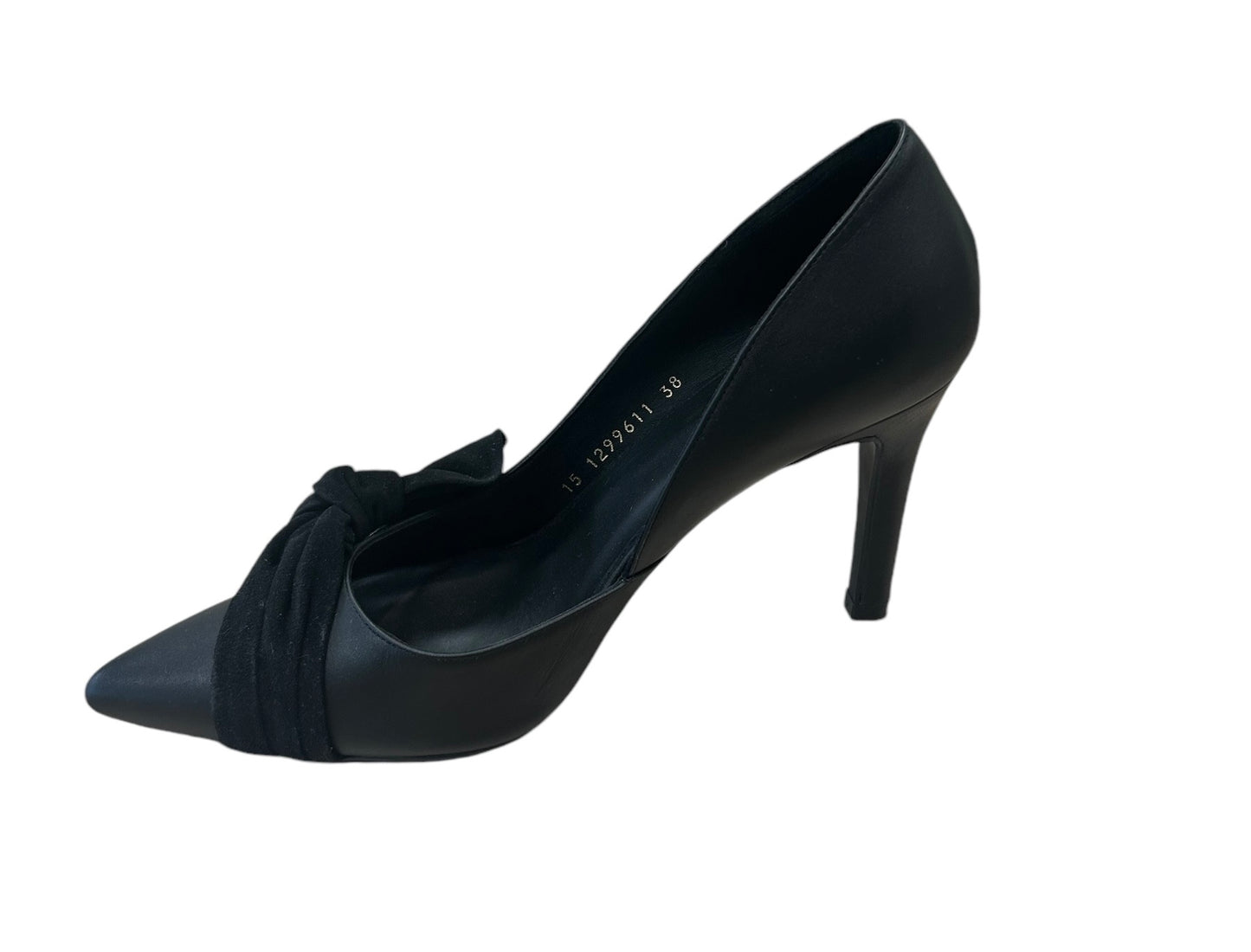 Lodi black leather and suede shoe