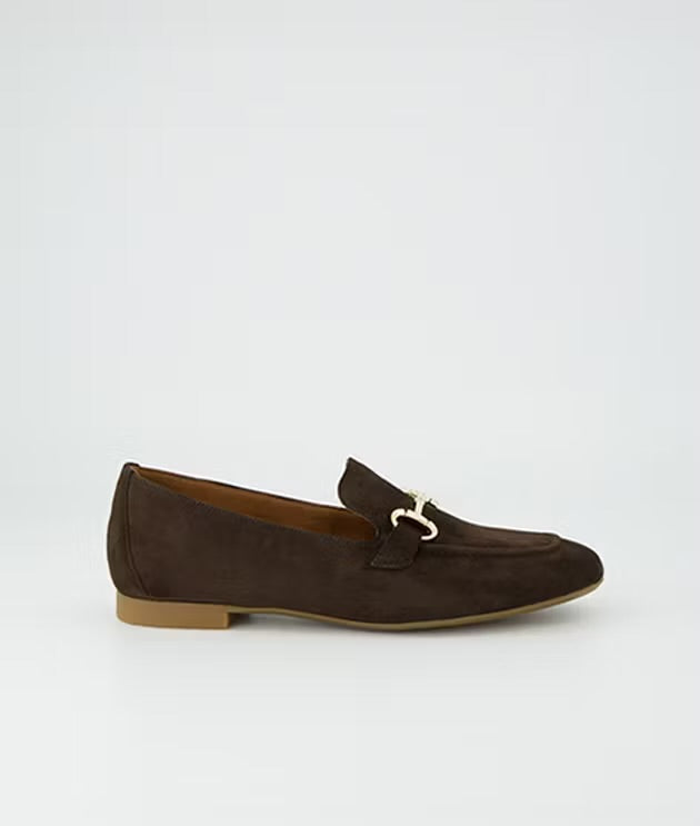 Paul Green Brown suede loafers - Melissakshoes