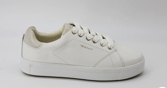 Gant white leather platform sneakers