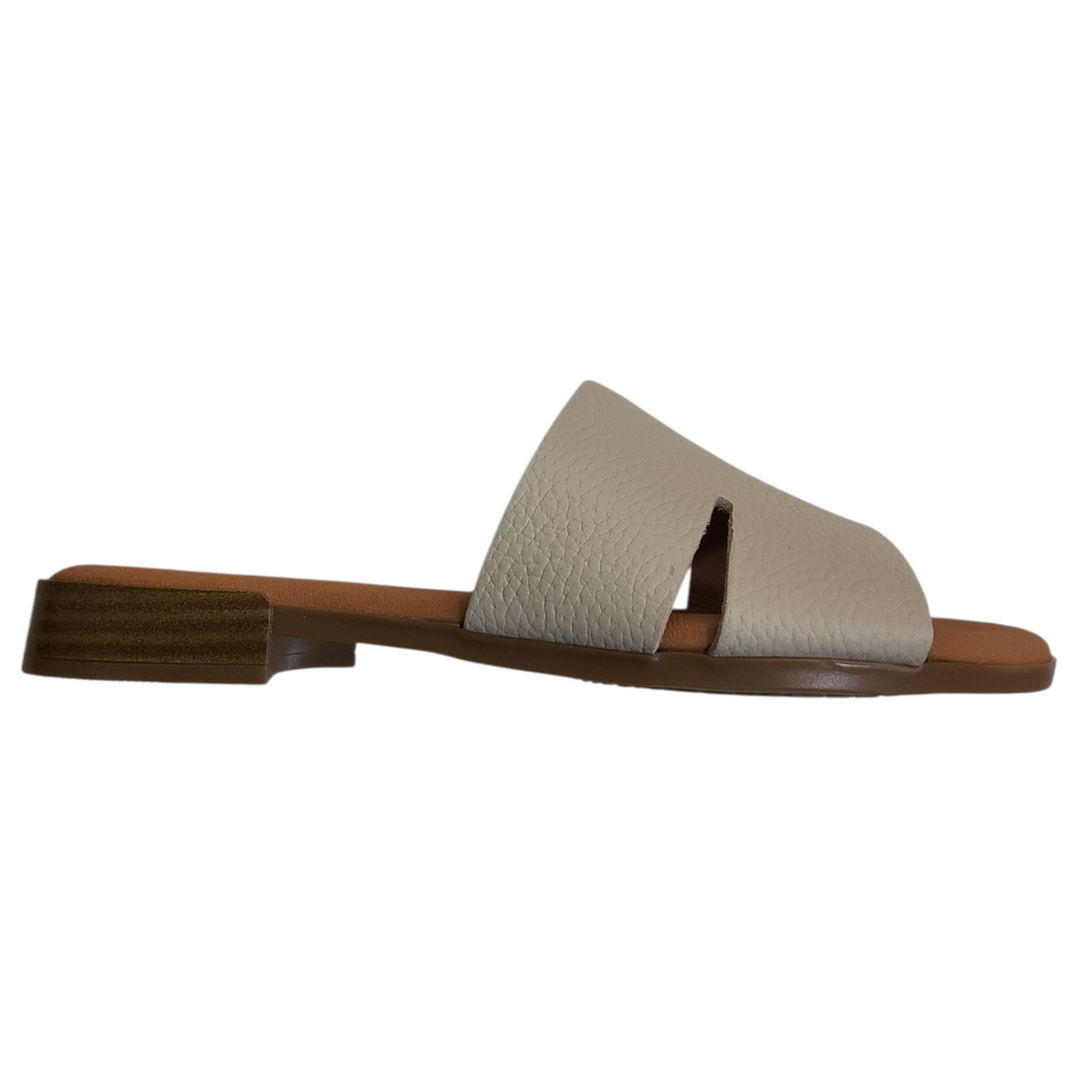 Marila cream leather mules - Melissakshoes