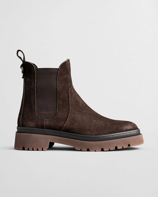 Gant brown suede Chelsea ankle boots
