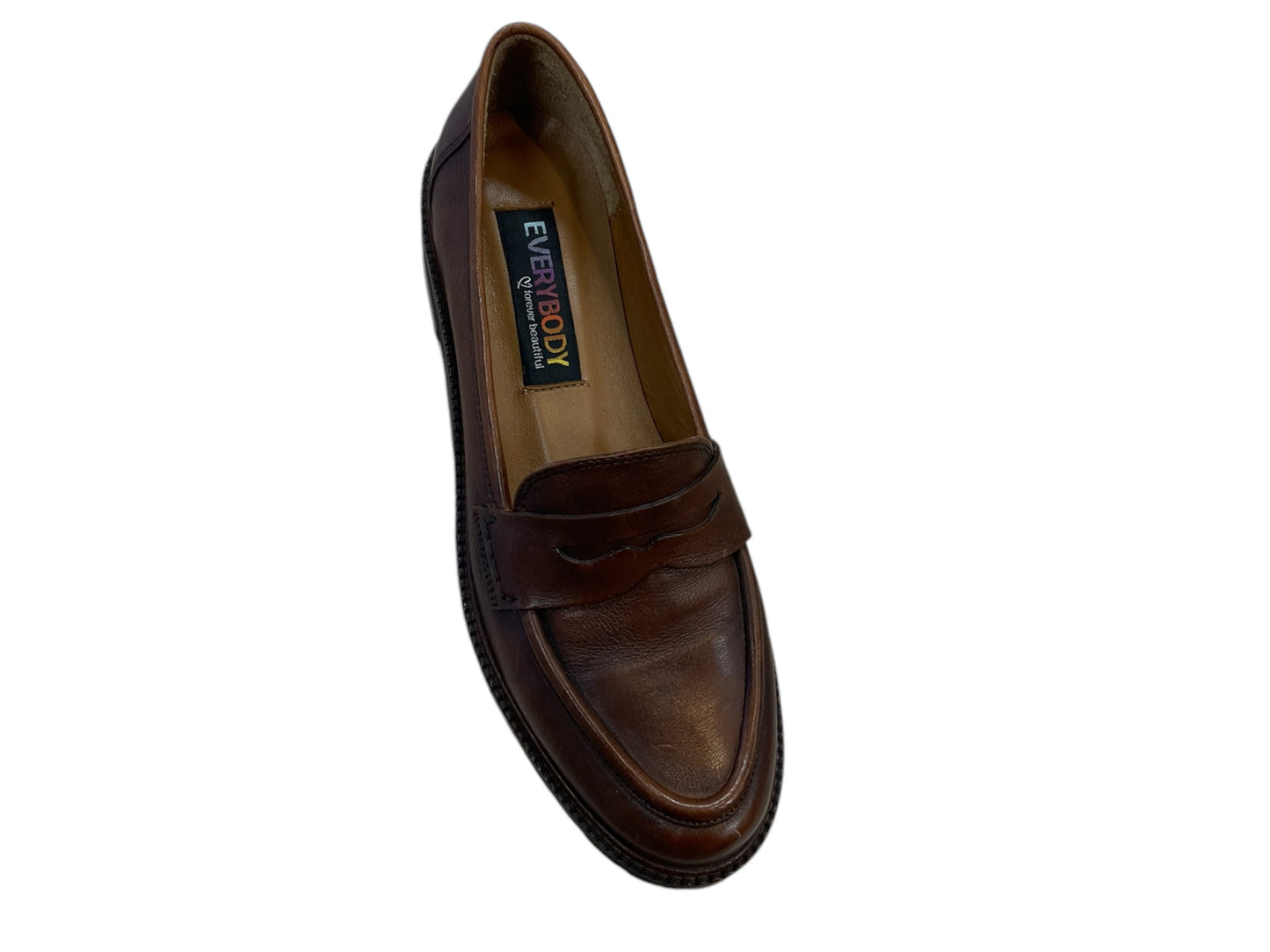 Everybody brown leather loafers