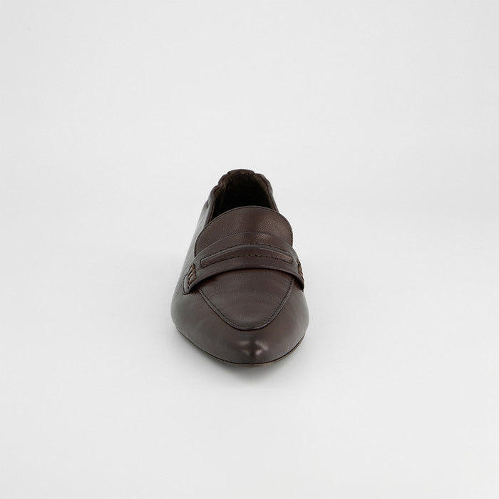 Paul Green brown leather loafer