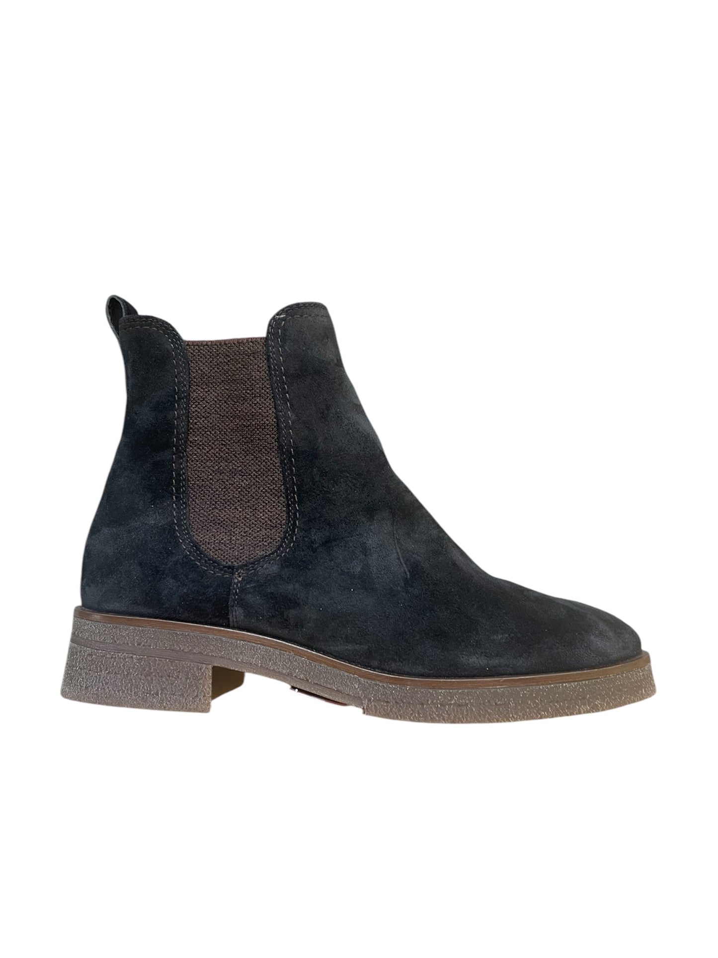 Paul Green  black suede ankle boot
