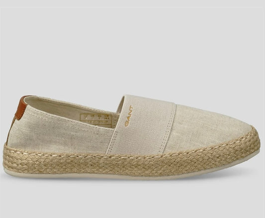 Gant cotton canvas loafers