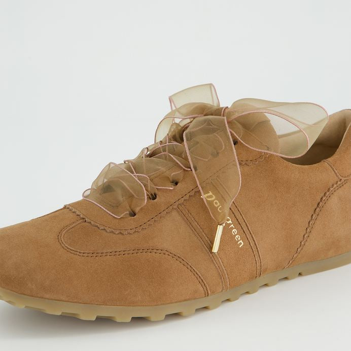 Paul Green tan suede sneaker - Melissakshoes