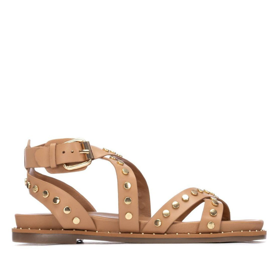 Carmela beige leather gladiator sandals - Melissakshoes