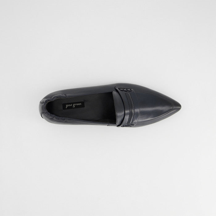 Paul Green navy leather loafers