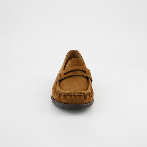 Paul green suede leather toffee loafer