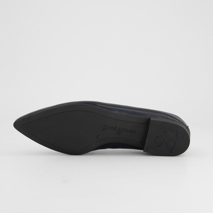 Paul Green navy leather loafers