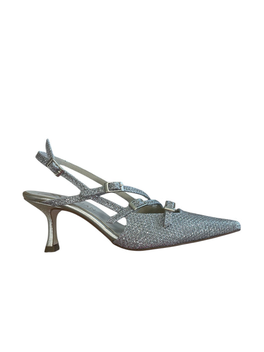 Marian gold leather sling backs