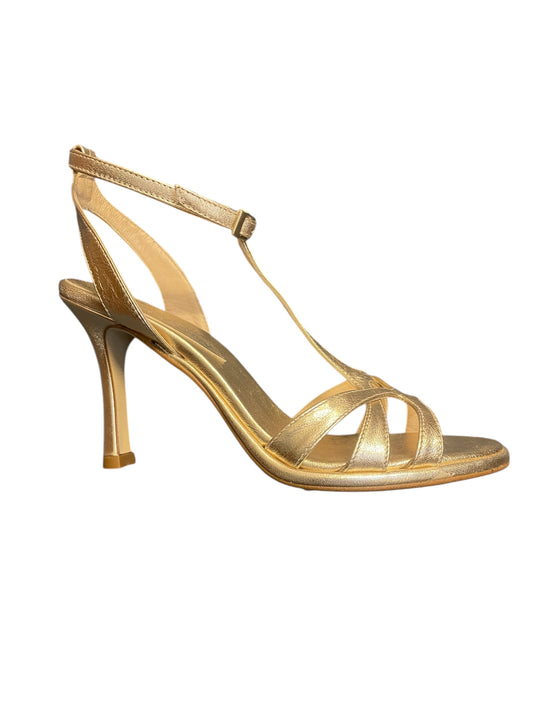 Marian gold leather leather sandals