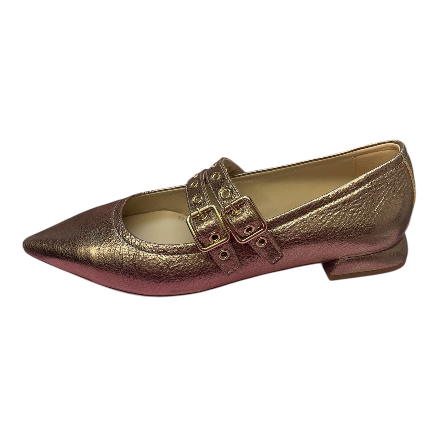 Marian bronze leather Mary Jane shoes