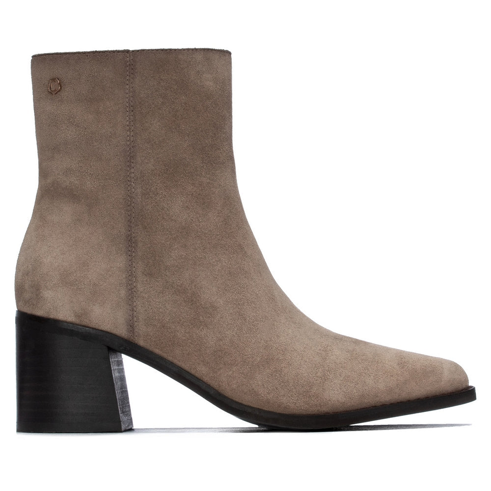 Carmela suede taupe ankle boots