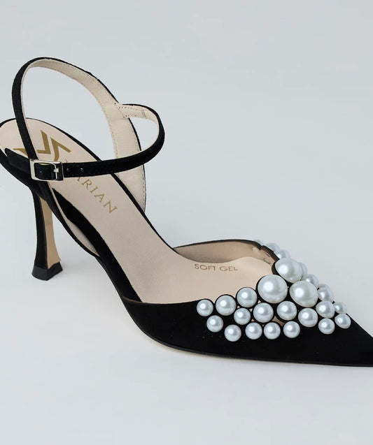 Marian black suede leather shoes